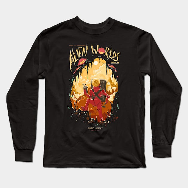 Alien Worlds Long Sleeve T-Shirt by fightstacy